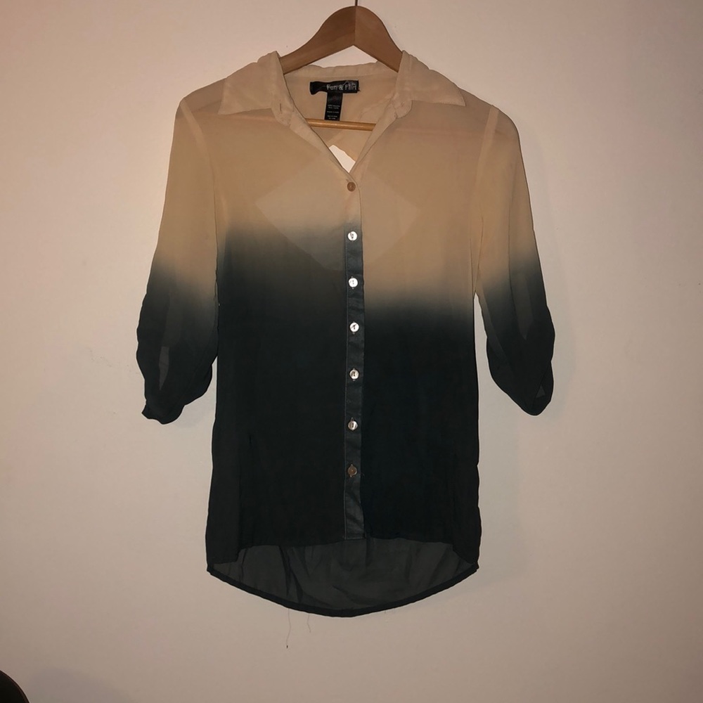 Dip dyed button up